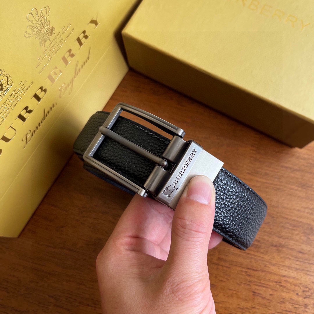 Burberry pin buckle belt - MAXLUXES